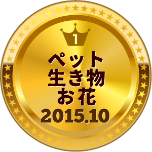 いいねランキング ペット・お花 1位