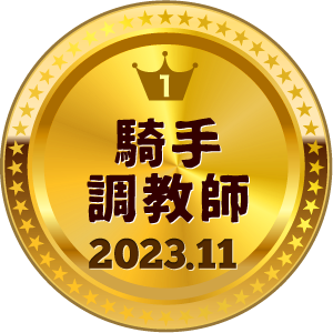 いいねランキング 騎手・調教師 1位