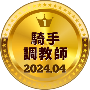 いいねランキング 騎手・調教師 1位