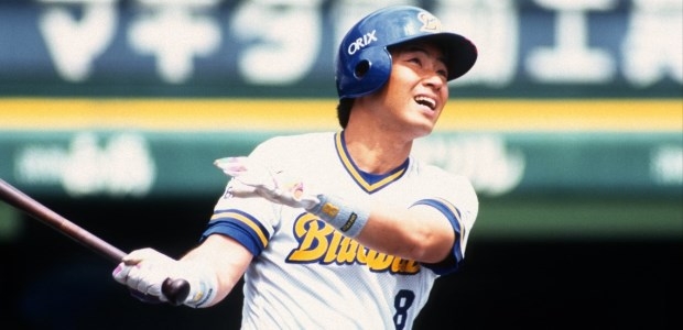 オリックスブルーウェーブ藤井康雄選手　復刻レプリカビジターユニフォームLサイズ オリックスブルーウェーブ藤井康雄選手 復刻レプリカビジター