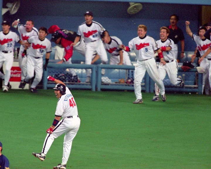 2001年、リーグ優勝を決めた北川博敏の代打逆転サヨナラ満塁弾