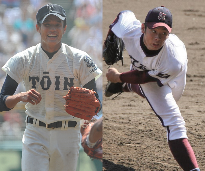大阪桐蔭・藤浪晋太郎、桐光学園・松井裕樹[右]