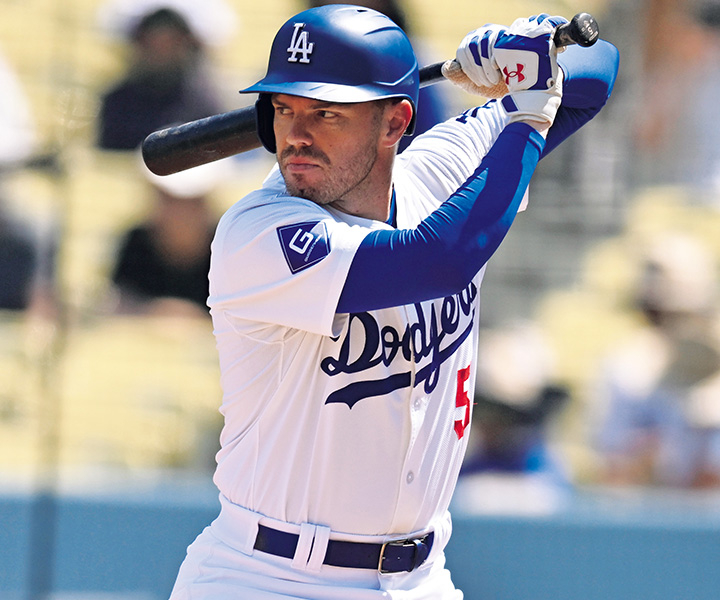 大谷、ベッツと並ぶMVPトリオの一人、フレディ・フリーマン。ワールド・シリーズでは4試合連続本塁打をマーク