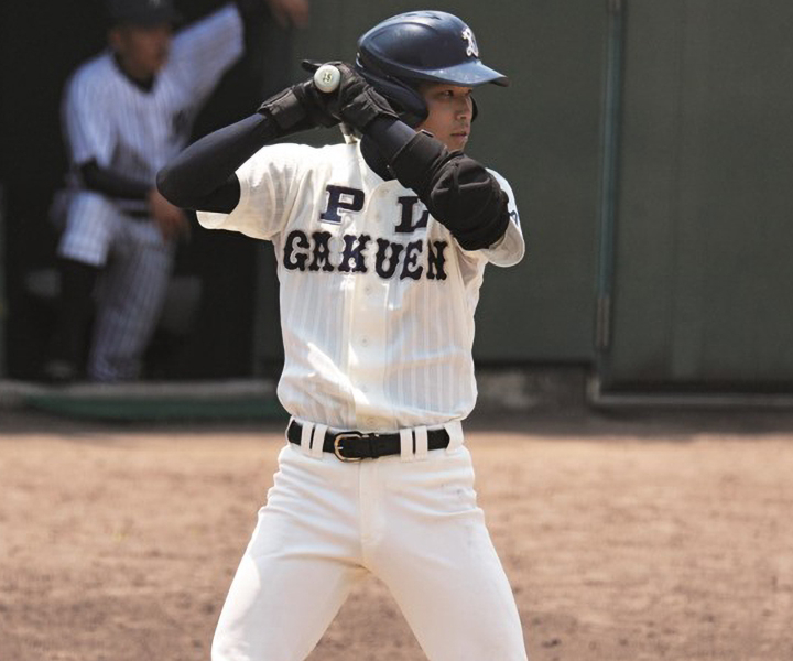 PL学園高では主将を務めた中川圭太。3年夏に府大会決勝で敗れて甲子園出場はならず