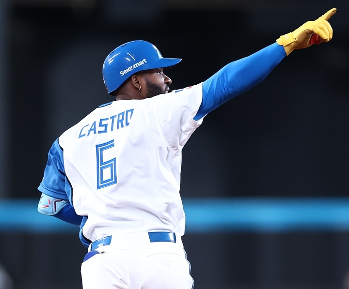 新外国人・カストロ。大きな戦力となりそうだ