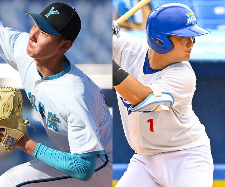 ファン投票で上位に入った菰田陽生、渡部海（右）