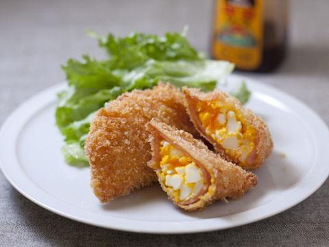 玉子ハムカツの作り方 小林カツ代の家庭料理 Katsuyoレシピ