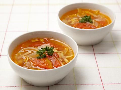 トマトと玉葱のカレースープ
