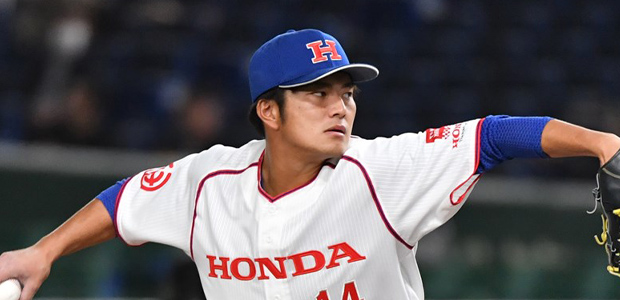 朝山広憲 Honda 投手