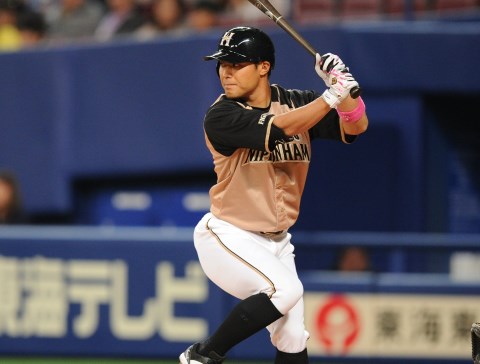 日本ハム田中賢介3ユニホームカード2016年 12球団ユニフォームの歴史を