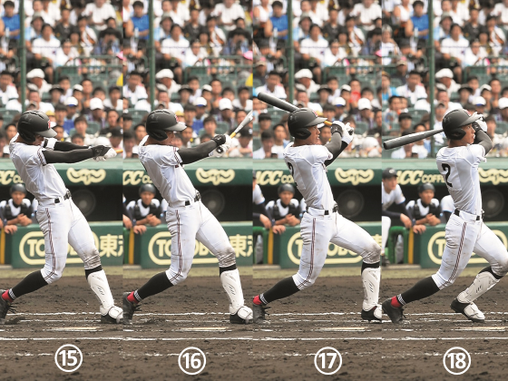 連続写真解説 中村奨成(広陵高)遅れてきた怪物 | プロ野球 ...