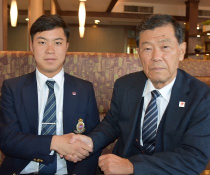 渡辺元智(横浜高元監督)×渡辺佳明(明大-楽天6位) スペシャル対談　祖父と孫の夢物語