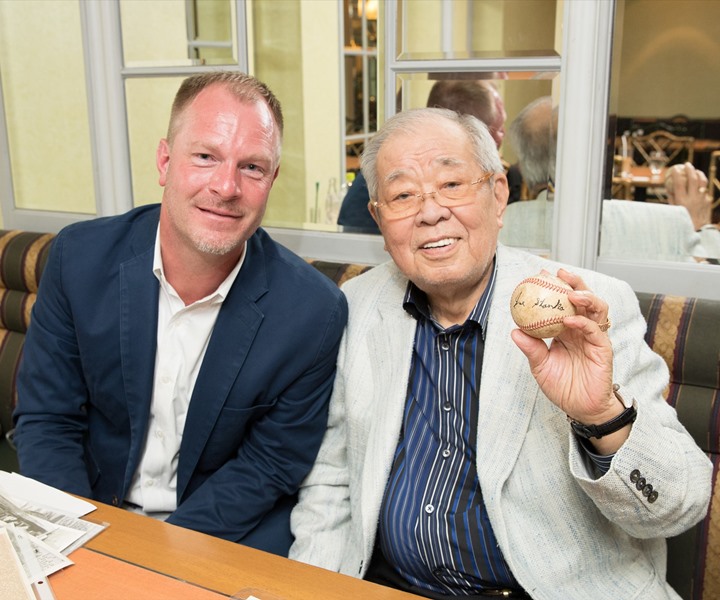 野村克也 ジョシュ スタンカ 南海レジェンド助っ人の孫とノムさんが 邂逅 日本人的気質のある闘志あふれる右腕だった 野球コラム 週刊ベースボールonline