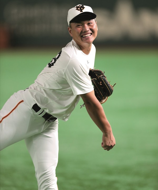 巨人・山下航汰インタビュー 追い抜いたるねん！ 「バッティングで勝負したい。ただ、どこ(長打かアベレージか)に重きを置くか、もうちょっと考えたいです」  | 野球コラム - 週刊ベースボールONLINE