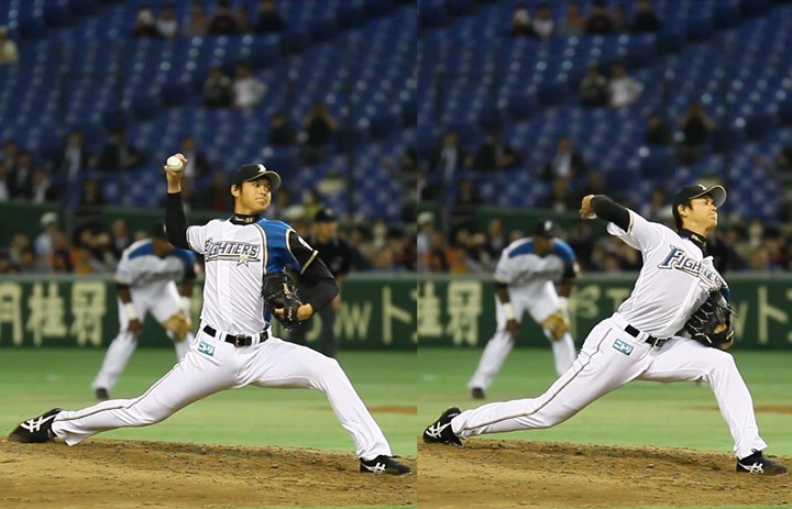 連続写真 大谷翔平 進化を続ける世界の二刀流 レジェンド剛腕のピッチングフォーム 野球コラム 週刊ベースボールonline