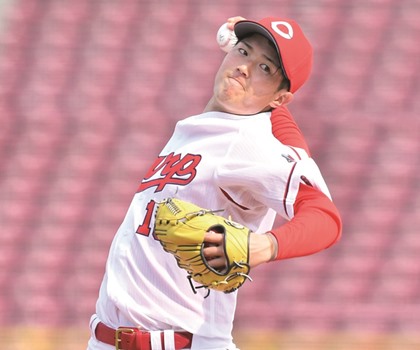 広島・森下暢仁インタビュー　ファンの前でもしっかり投げたい 「プロに入って最初のシーズンなので、早く始まってほしいというのはあります」