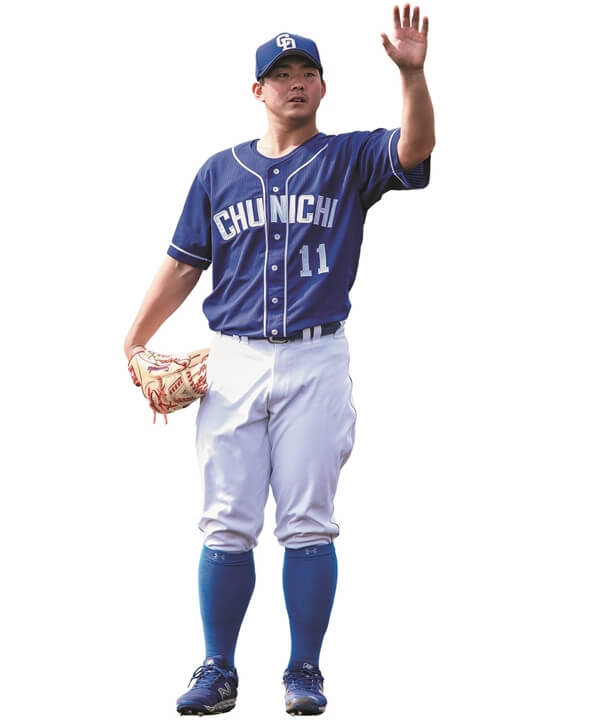 プロモデル 新品 中日ドラゴンズ 大野雄大投手 ビジターユニフォーム