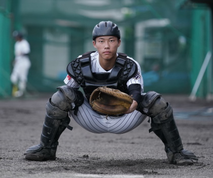二俣翔一(磐田東高・捕手) 足元見つめ、指名を待つ強肩キャッチャー「今は、自分の課題に取り組むことが大事」