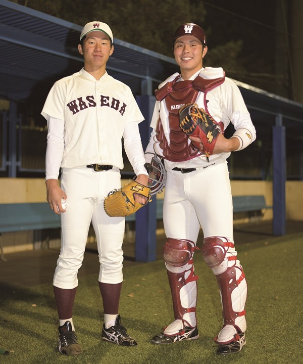 徳山壮磨 早大 投手 岩本久重 早大 捕手 Wasedaバッテリー対談 コンビ7年目の集大成 野球コラム 週刊ベースボールonline