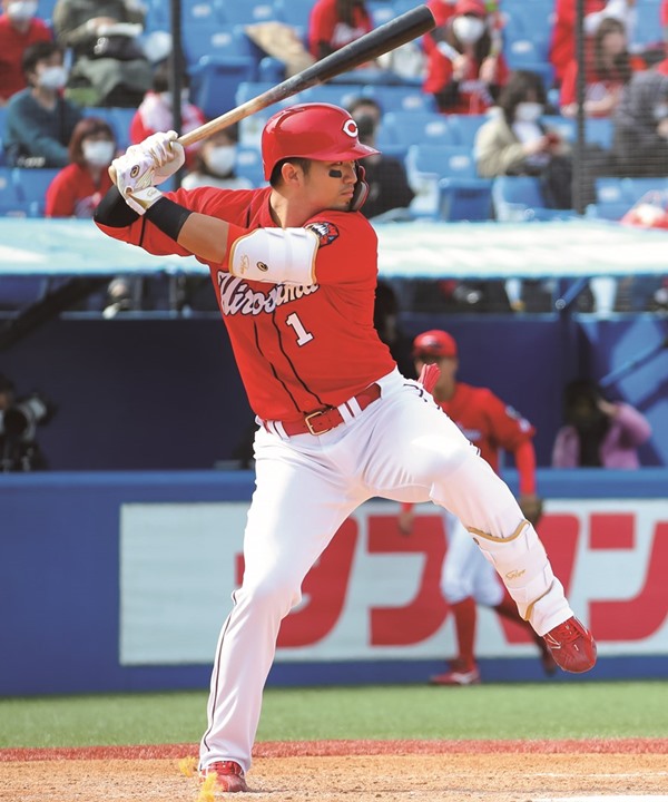 フォームを変えた男】広島・鈴木誠也 足の上げ方を変え、右足重心から