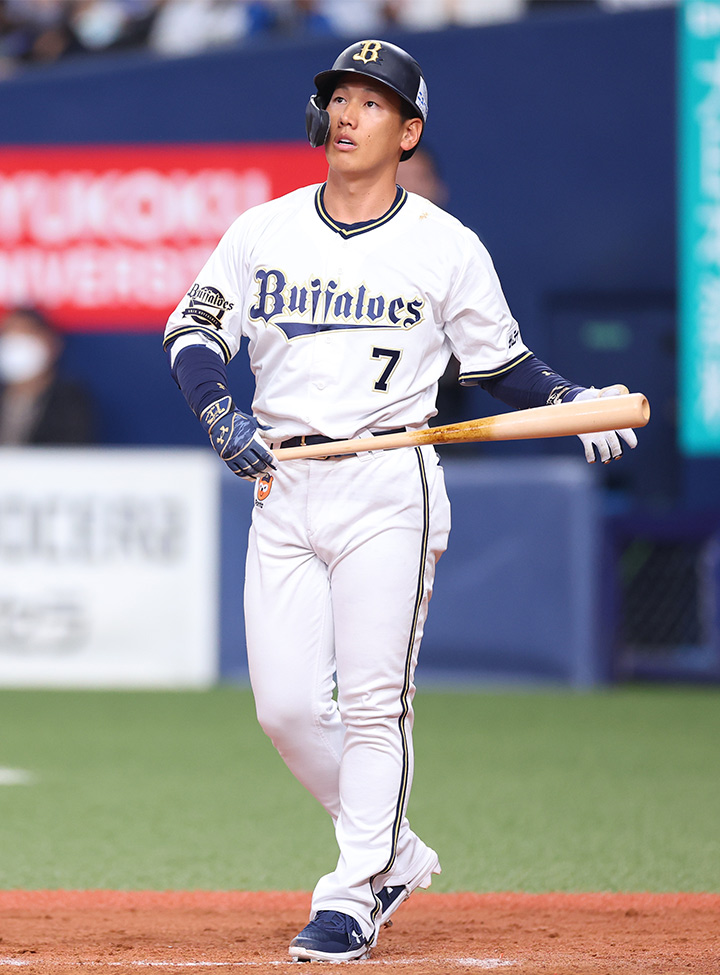 オリックス ユニフォーム(夏の陣2021／山岡選手)