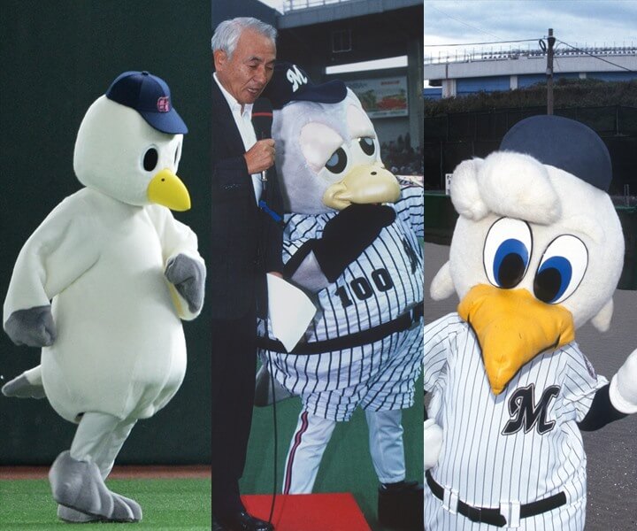 千葉ロッテマリーンズ【当時物】初代ユニホーム マーくん　カモメ 温故知新企画＞マスコットに歴史とロマンあり【ロッテ・ソフトバンク