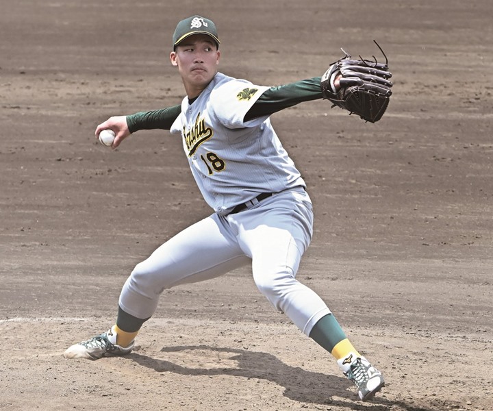 ロッテ1位 菊地吏玖 専大 投手 ピンチでギアを上げる粘り強いピッチング どんな場面でもどんな立ち位置でも ロッテのために腕を振り続ける 野球コラム 週刊ベースボールonline
