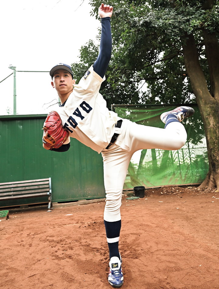 細野晴希(東洋大)開眼した155キロ左腕の自覚 「前に飛ばさせないボール