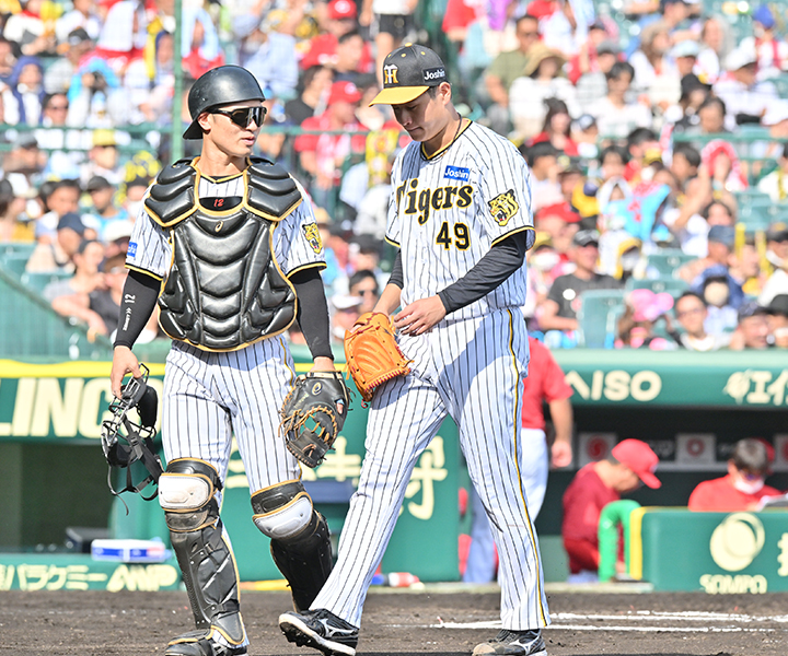 阪神・打線全体の四球が多くなり出塁率↑　先発投手陣が入れ替わっても安定／チームの現在地