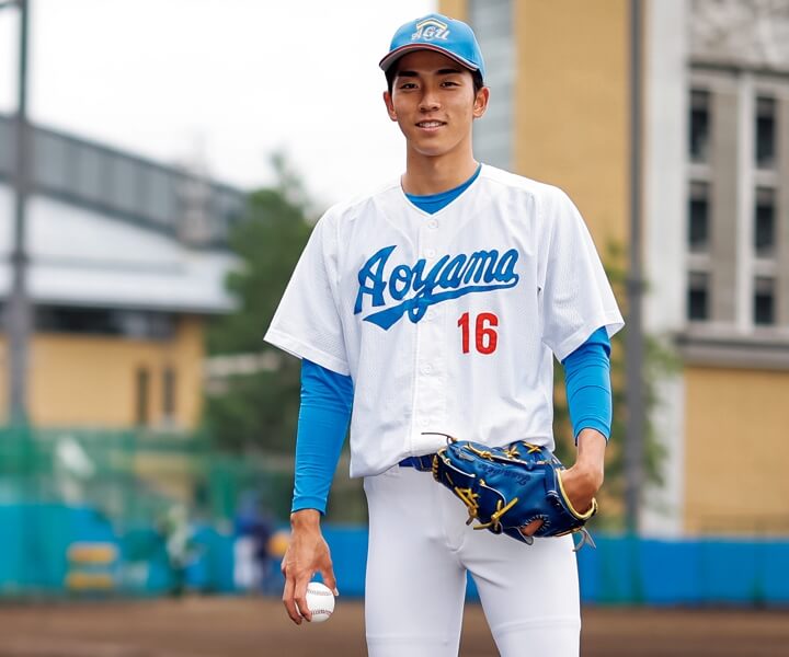 常廣羽也斗(青学大)反骨精神の塊「3球種がしっかりコントロールできれば絶対、大丈夫です」