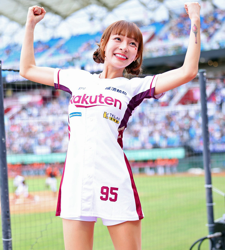 台湾チアガール 楽天ガールズ・リンシャン インタビュー 可愛すぎる台湾チアリーダー「野球や球場の雰囲気が大好き。重圧もあるけどチアは楽しい！」 | 野球コラム -  週刊ベースボールONLINE
