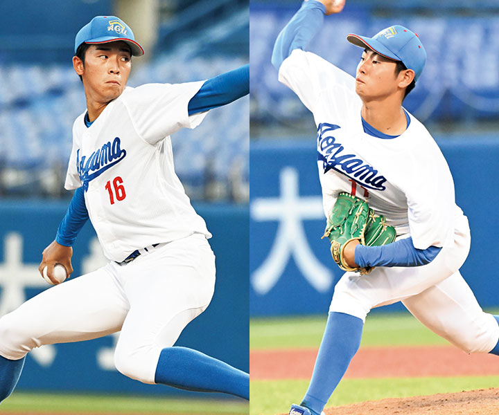 常廣羽也斗(青学大・投手)&下村海翔(青学大・投手)　155キロ右腕コンビの可能性