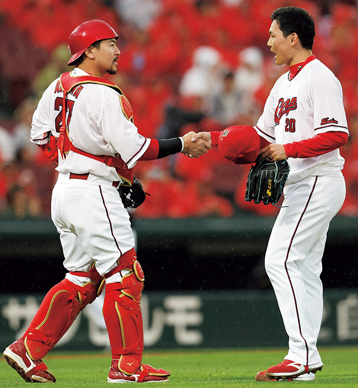 広島・栗林良吏インタビュー 9回は必ず勝って試合を終わらせ