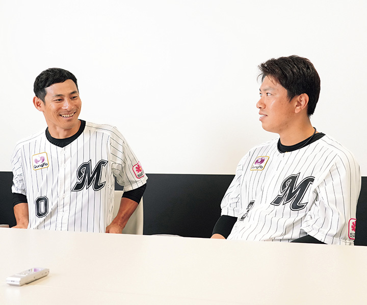 対談＞ロッテ・荻野貴司×角中勝也 マリーンズが誇るベテラン打者