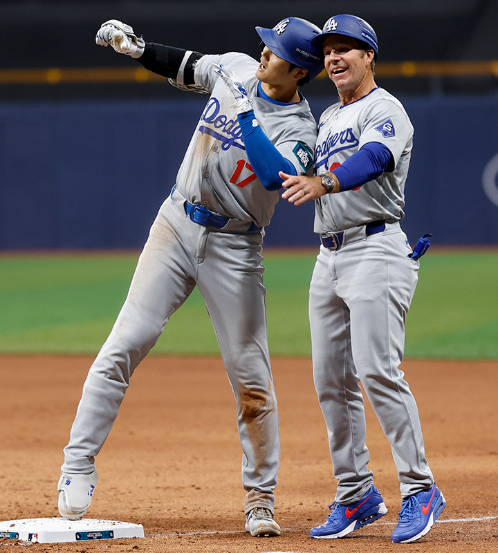 大谷の盗塁の秘密を探る＞ドジャース一塁ベースコーチに聞いた 盗塁数 