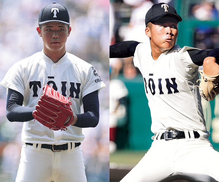 大阪桐蔭高・森陽樹(投手)&中野大虎(投手)　切磋琢磨するダブルエース