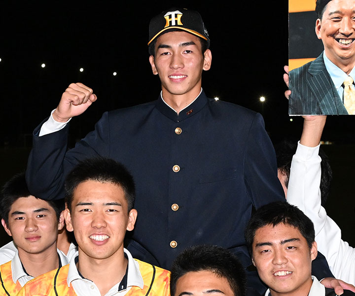 【阪神2位】今朝丸裕喜(報徳学園高/投手)高校生離れした野球勘　プロで本来のすごみを体現「分かっていても打てないストレートを投げられるようになりたいです」