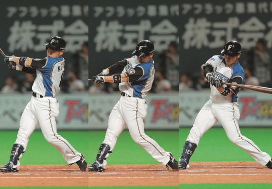 北海道日本ハムファイターズ 8 近藤健介 実使用 バット＆皮手