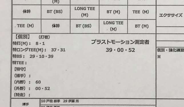 春季キャンプトレーニングメニュー Dena ハイテク機器の計測でレベルアップを図る 野球 週刊ベースボールonline