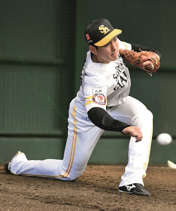 ソフトバンクホークス(現巨人)高橋礼選手実使用ユニフォーム