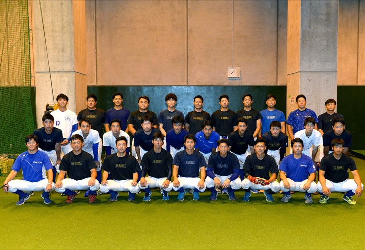 DESCENTE - 社会人野球 シティライト岡山 選手支給ユニフォーム チーム岡山 野球教室】 岡山県野球場にてチーム岡山主催の野球