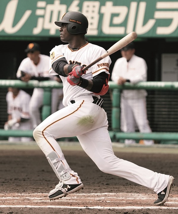 巨人 黒 松本哲也選手 使用トレーニングバット