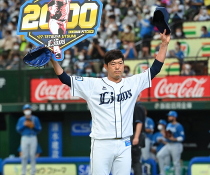 西武・内海哲也　2000投球回(週間記録室／4月29日～5月8日)