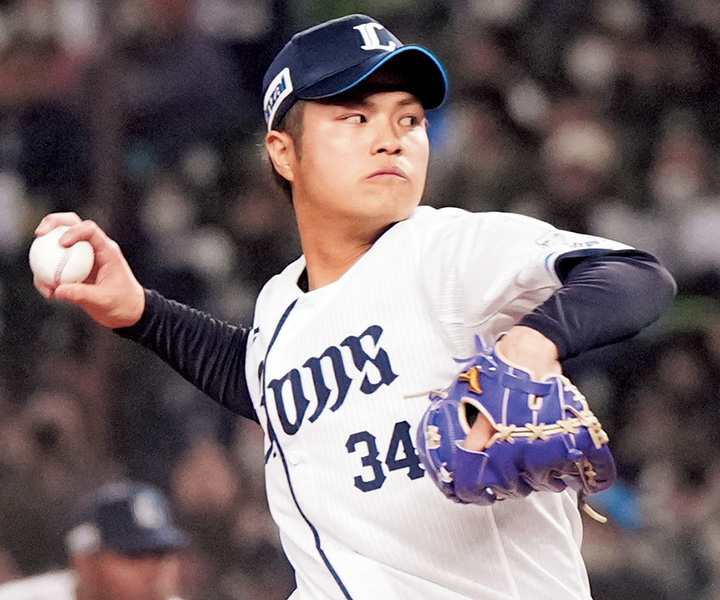 【連続写真】西武・甲斐野央「リズム感があり、捻転力を生かした下半身主導の理想的な投球フォーム」