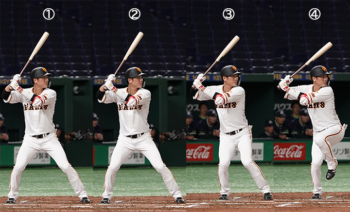 連続写真 巨人 坂本勇人 前さばきを損なうことなく後ろに残す意識を加えた アベレージを残せて長打も打てる理想的なフォーム 野球コラム 週刊ベースボールonline