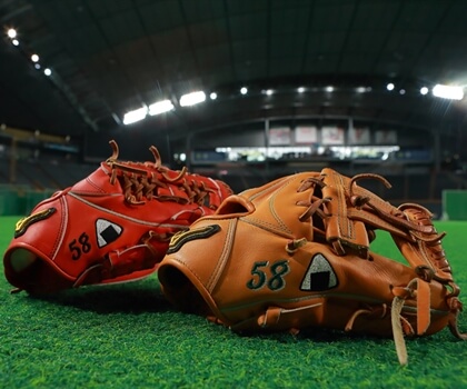 日本ハム・横尾俊建の“おにぎり”グラブ 革の硬さにこだわった唯一無二の“相棒”