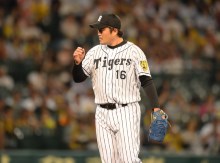 阪神 安藤優也投手・投手陣をまとめ、監督を男に
