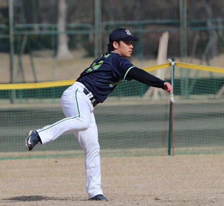 ライアン小川投手 練習ユニフォーム