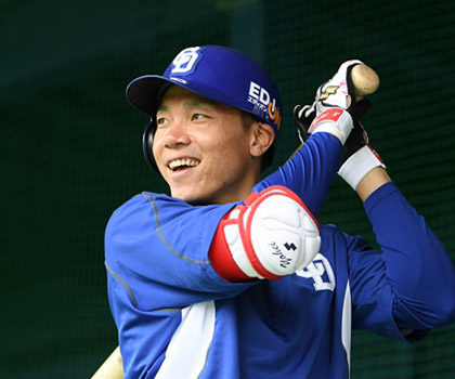 中日・大島洋平　3つのタイトルを視野に／目指せ初タイトル