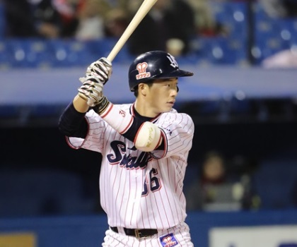 東京ヤクルトスワローズ 廣岡大志 バッティングフォーム
